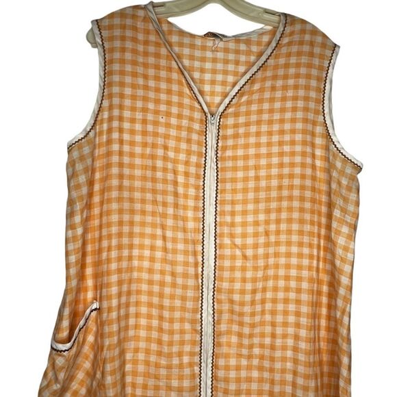 Vintage Komar for Leisurely Living Zip House Coat - Picture 2 of 5